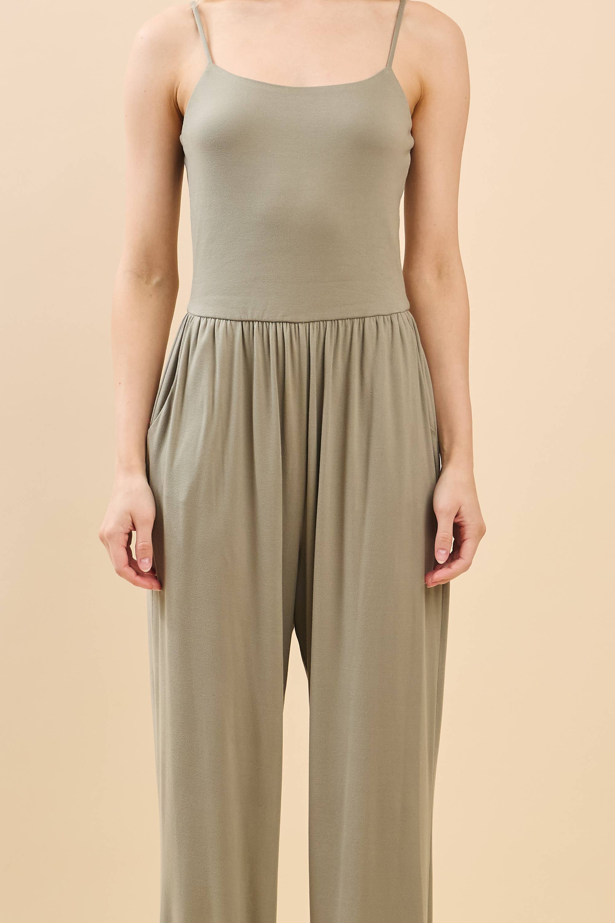 Heart & Hips - Vente Combinaison – femme - JR55560A - COMBINAISON SANS MANCHES À DOUBLE COUCHE15