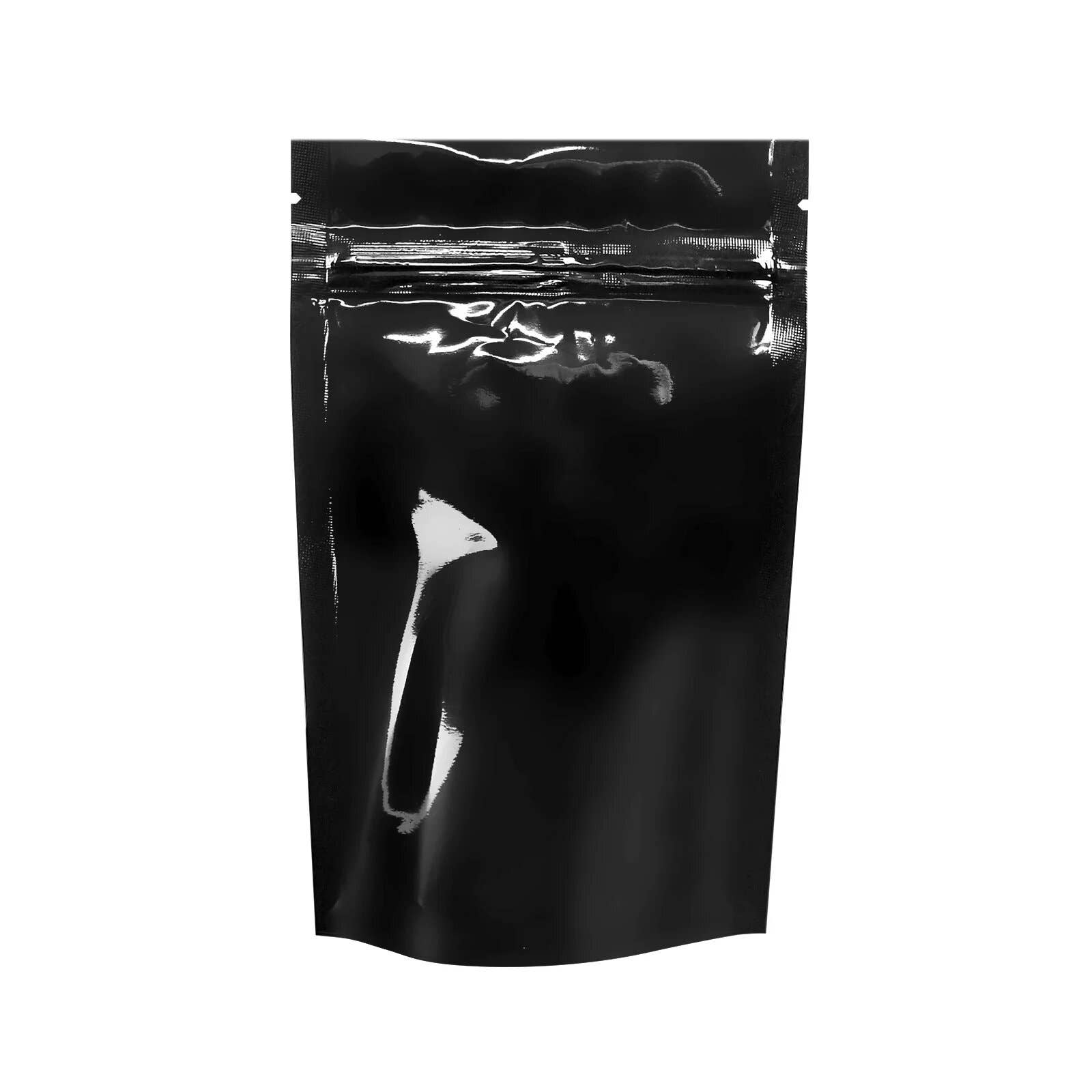Human Objects® - Wholesale Food Storage Wrap/Bag - Mylar Bag Tear Notch Clear Black 1/2oz1
