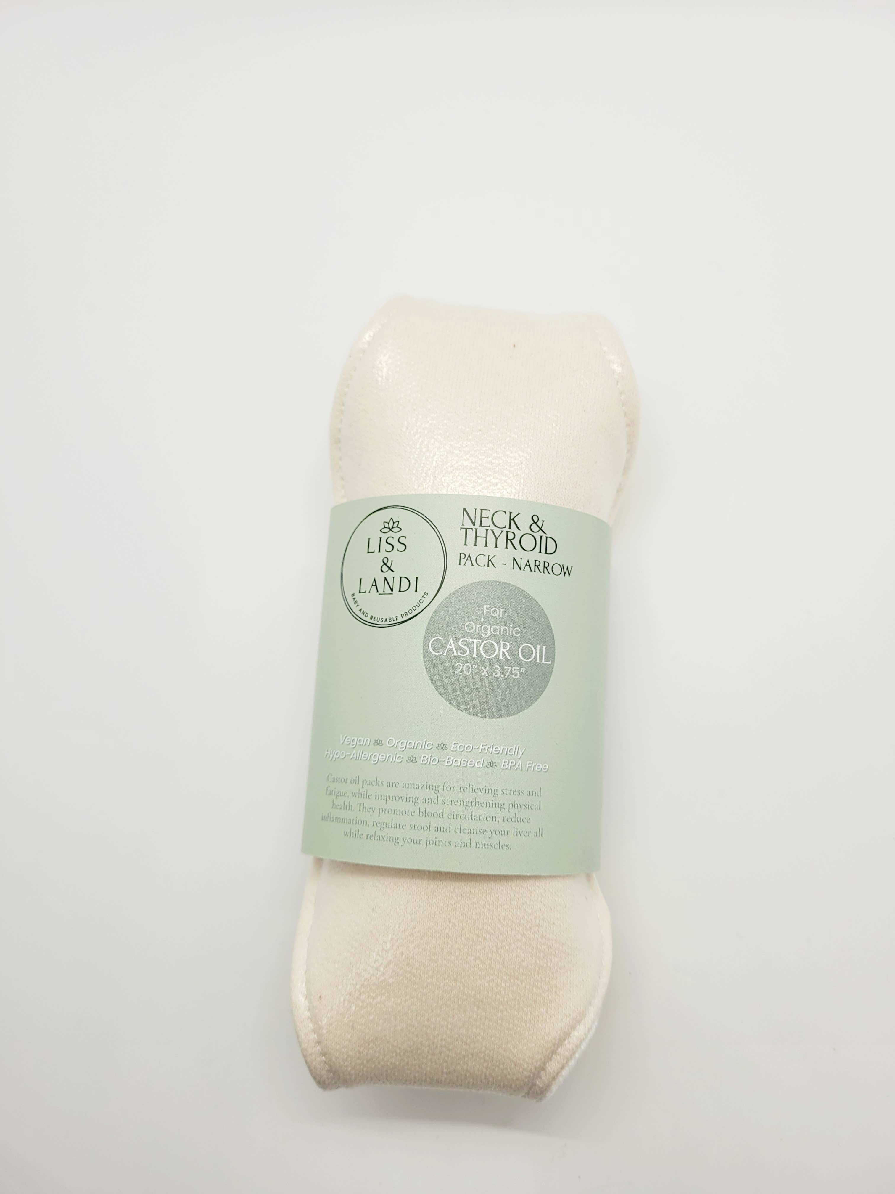 LISS & LANDI - Wholesale Cotton Pad - Pack for Organic Castor Oil - NARROW Neck 10