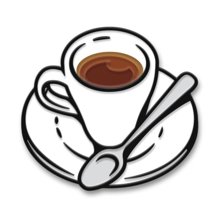 Espresso Coffee Pin for wholesale by Mover & Shaker
