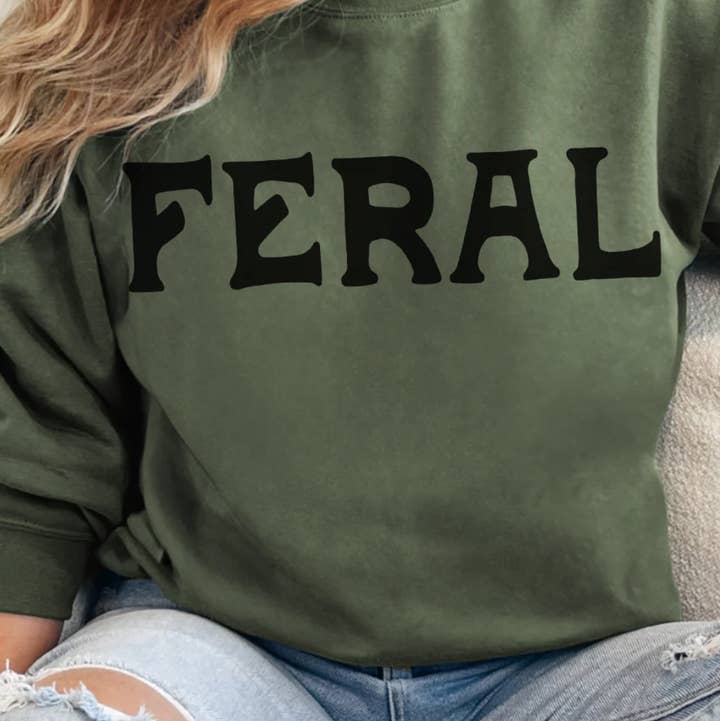 Feral Sweatshirt for wholesale by THE LATTIMORE CLAIM