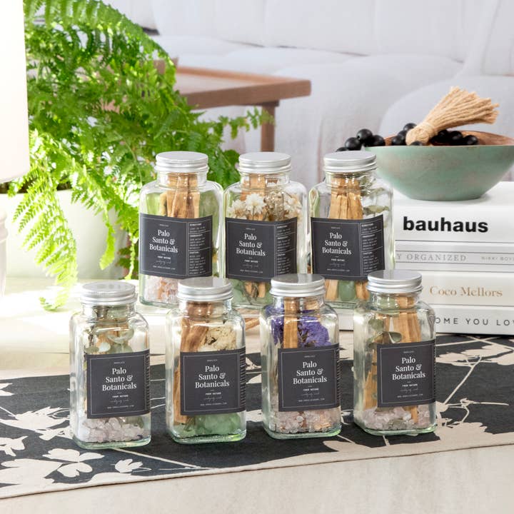 Andaluca - Wholesale Smudge Stick - Palo Santo & Chamomile Smudging Jar Set8
