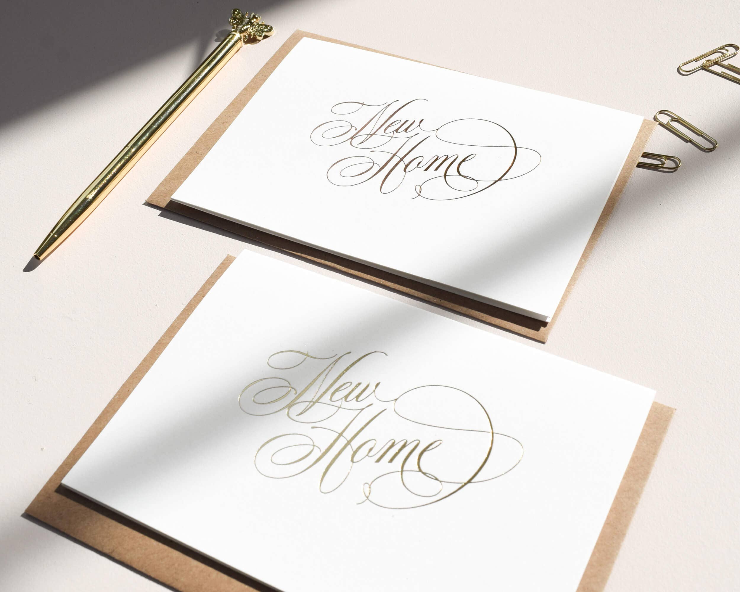 Jennifer Tune - Wholesale Congratulations Card - New Home, Hot Foil Greetings Card1