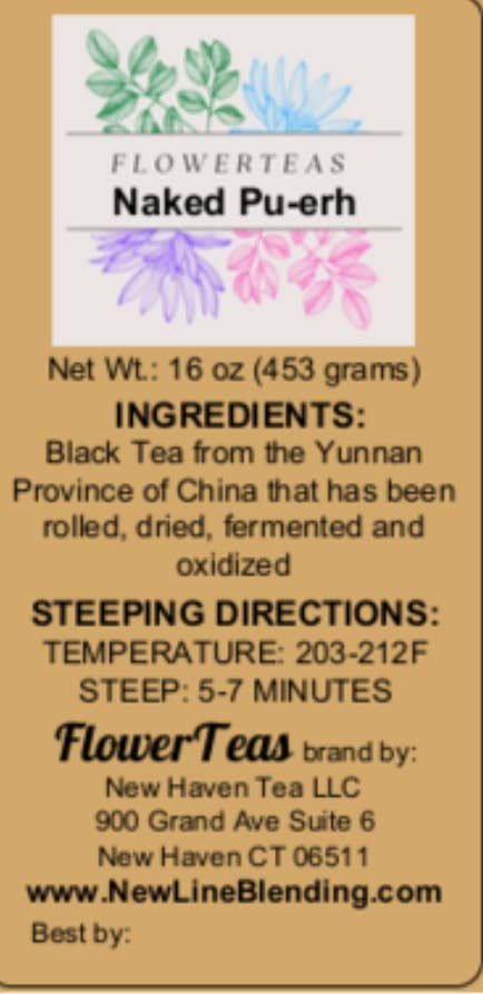 FlowerTeas – Engroshandel Løs te – Løsbladet te i løs vægt 1 lbs Kommerciel brygning Fødevareservice43