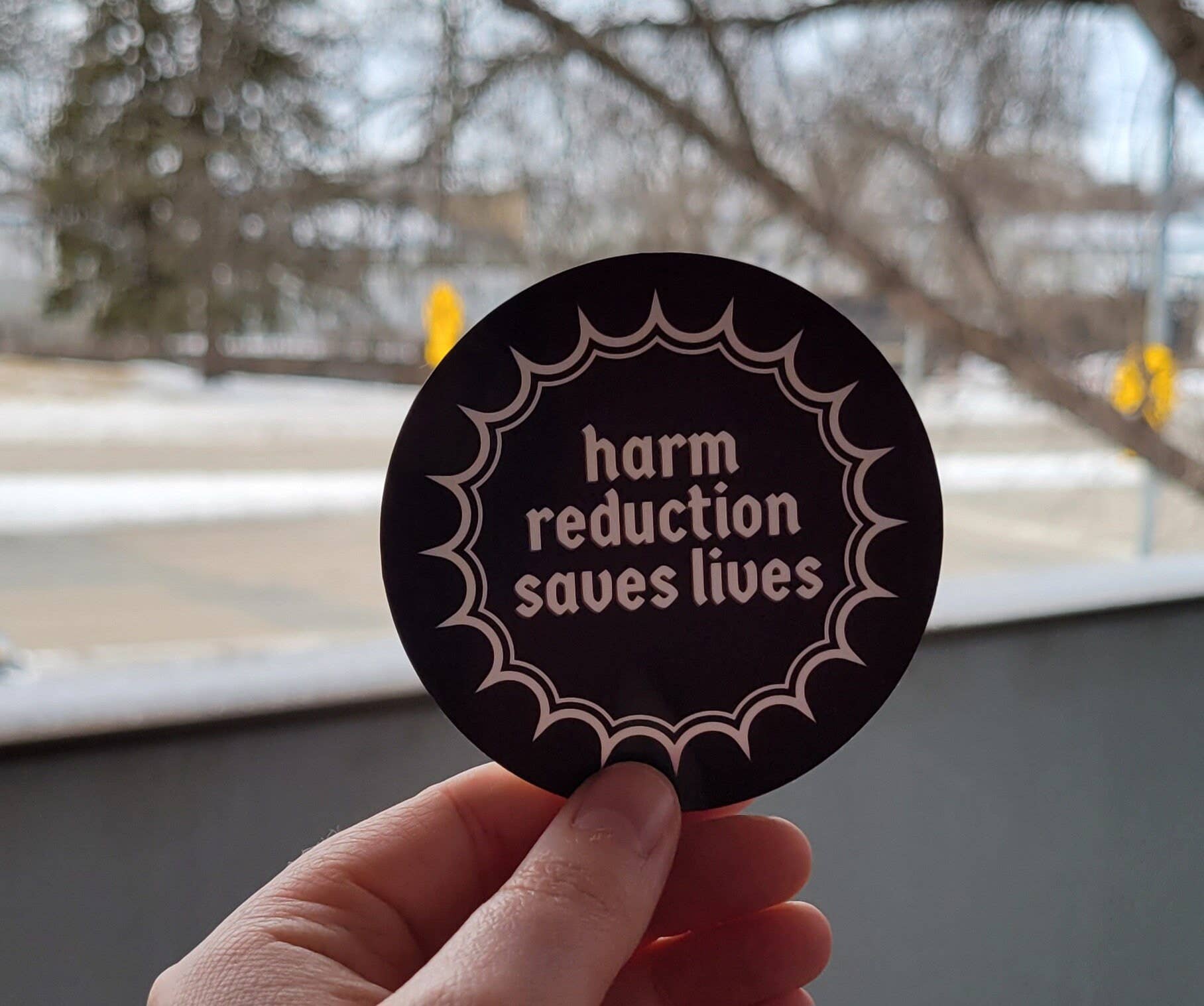 Hawburns Studio - Wholesale Sticker - Harm Reduction Saves Lives Waterproof Recovery Sticker4