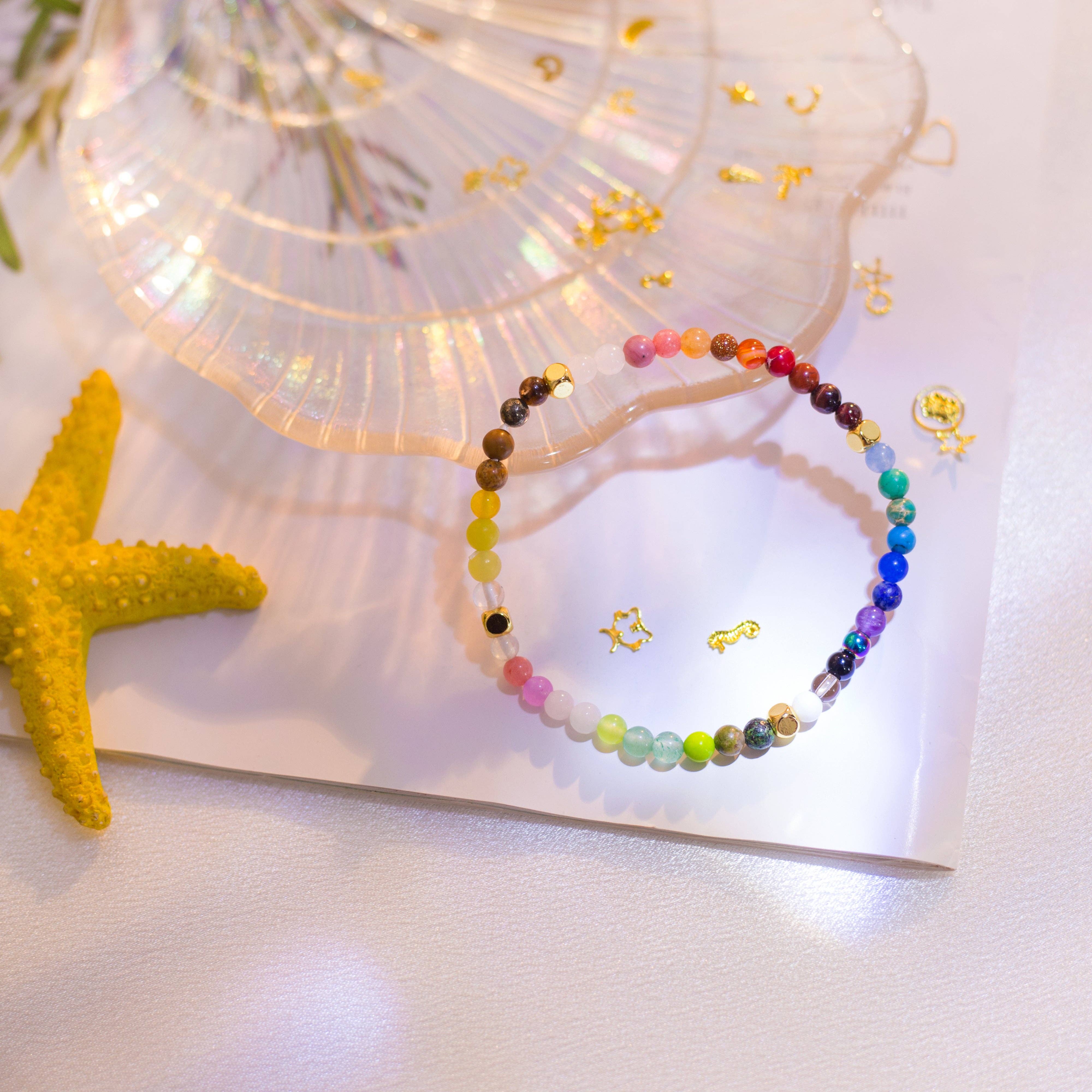 Soul Charms - Wholesale Beaded Bracelet - Chakra Zodiac Crystal Bracelet14