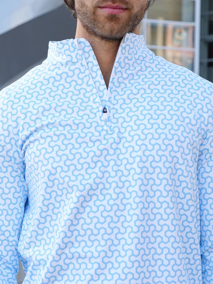 USA Palm - Wholesale Sweatshirt - Unisex - Cloud 1/4 Zip4