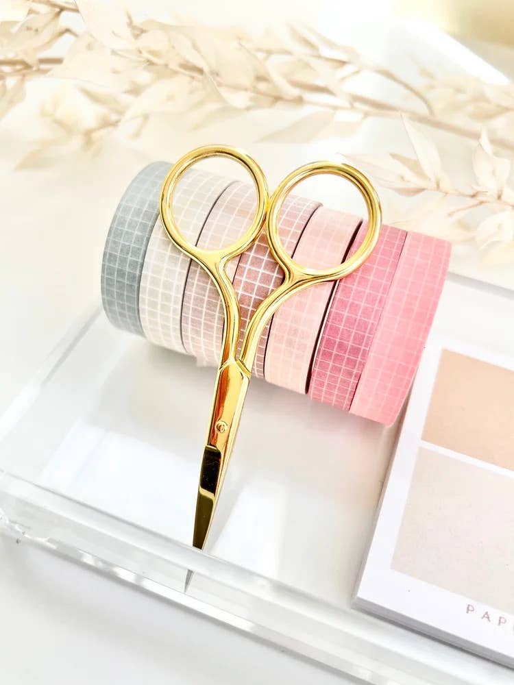 Paper Panduh - Wholesale Scissors - Gold Mini Scissors2