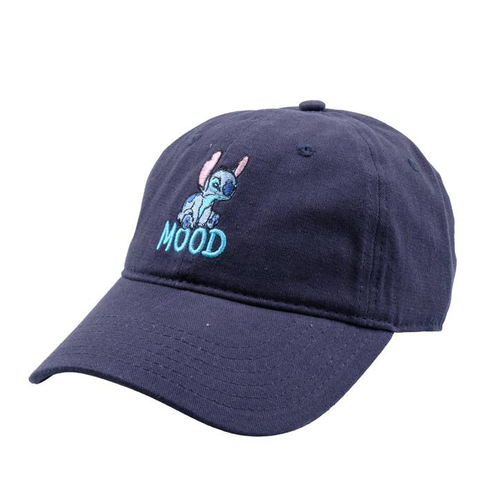 Concept One - Wholesale Baseball Cap - Unisex - Disney Stitch Mood Dad Cap,Navy