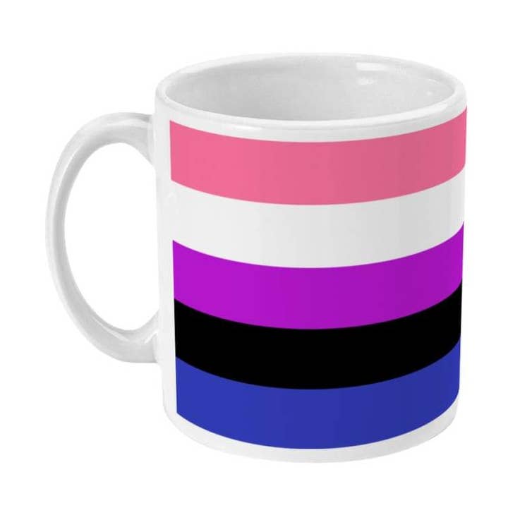 Genderfluid Pride Flag Mugg för wholesale av Rainbow & Co