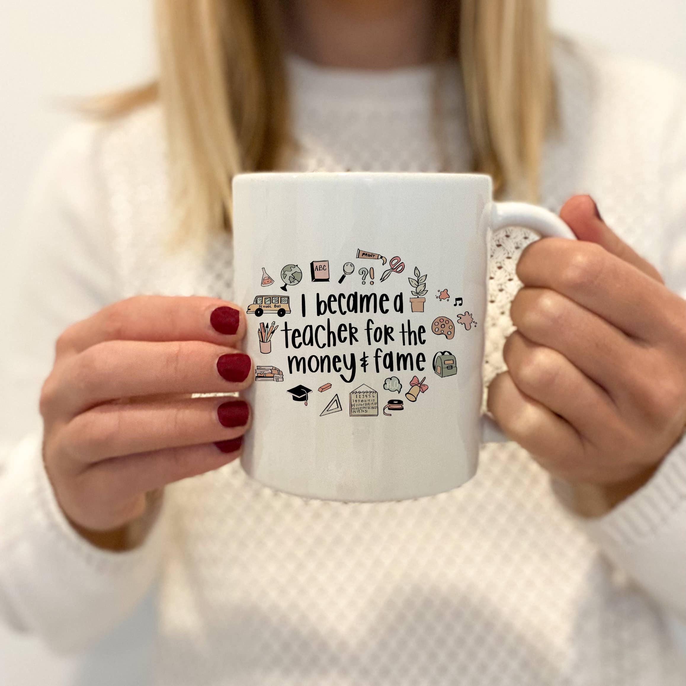 swaygirls - Vente Tasse à café - Mug à café pour enseignant | Cadeau professeur | Cadeaux drôles pour enseignants0