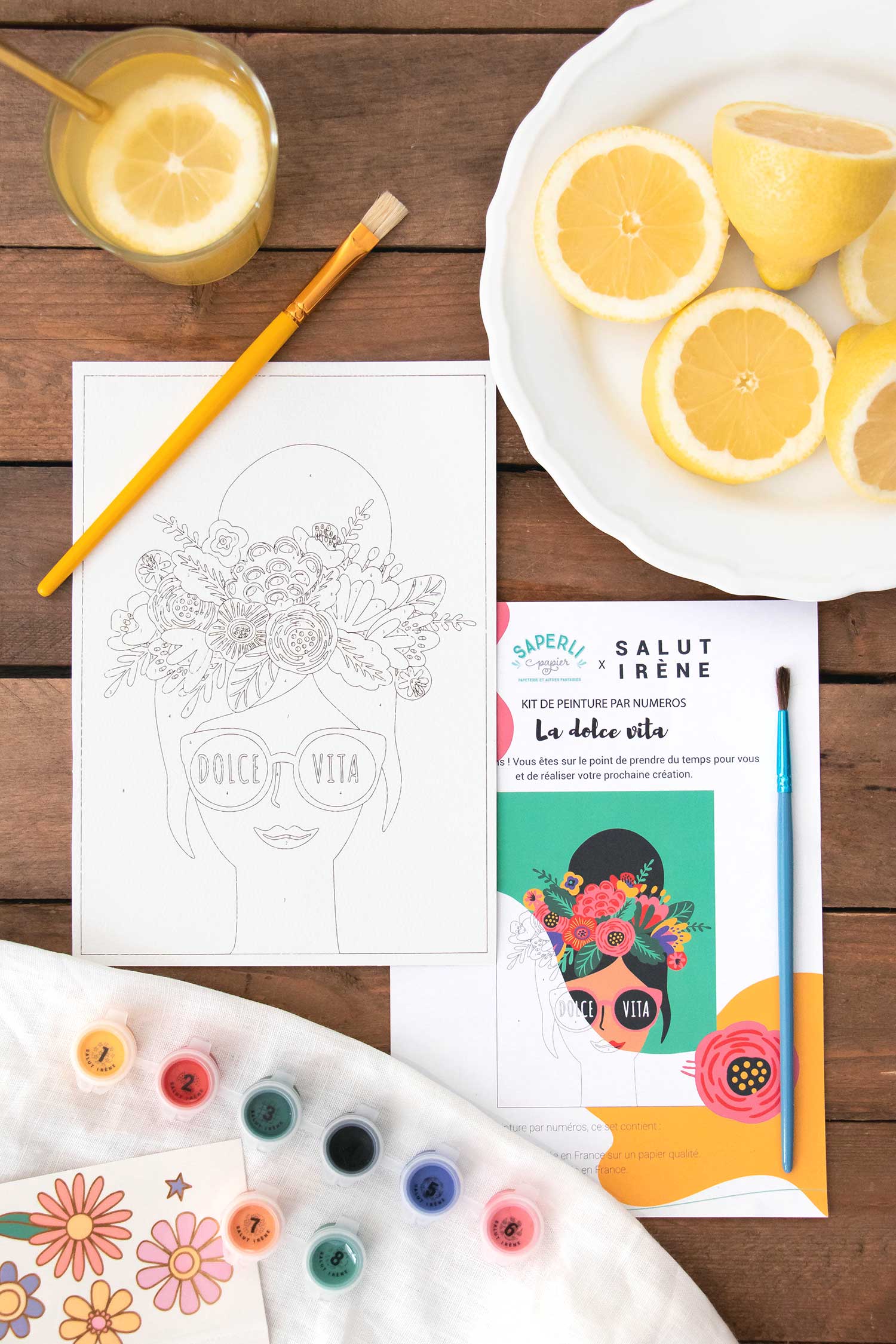 SAPERLIPAPIER - Wholesale Stationery/Notecard Set - Box La Dolce Vita, stationery and paint by numbers4