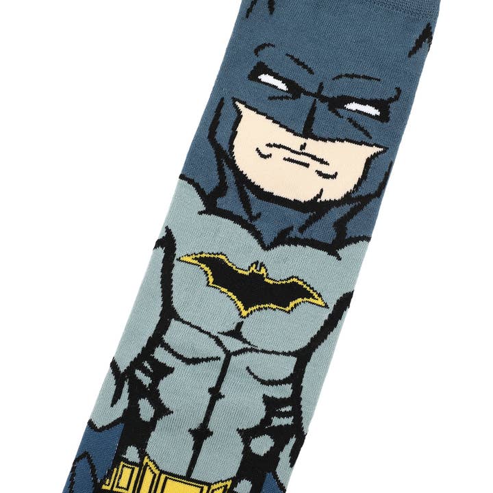 Bioworld Merchandising - Wholesale Socks - Unisex - DC Comics Batman Caped Animigos 360 Character Crew Socks3