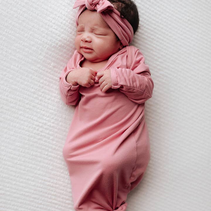 Three Little Tots - Wholesale Babygown - Baby - Rose Knotted Gown20