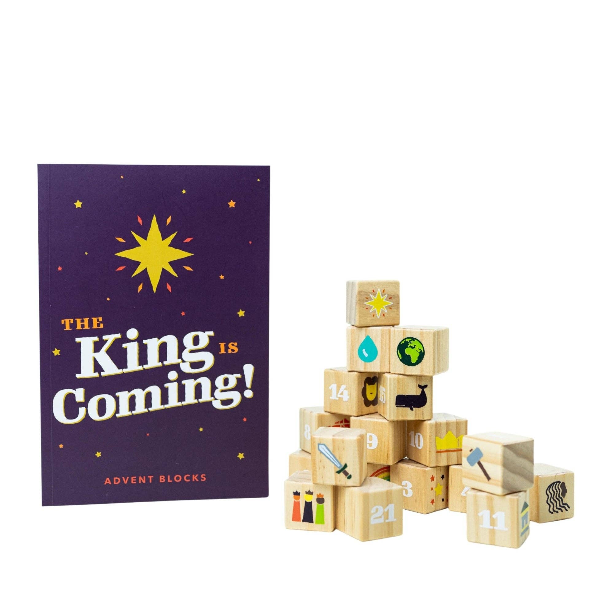 GoodKind - Wholesale Advent Calendar - Advent Blocks - 1 inch set: Church Program Individual Order1