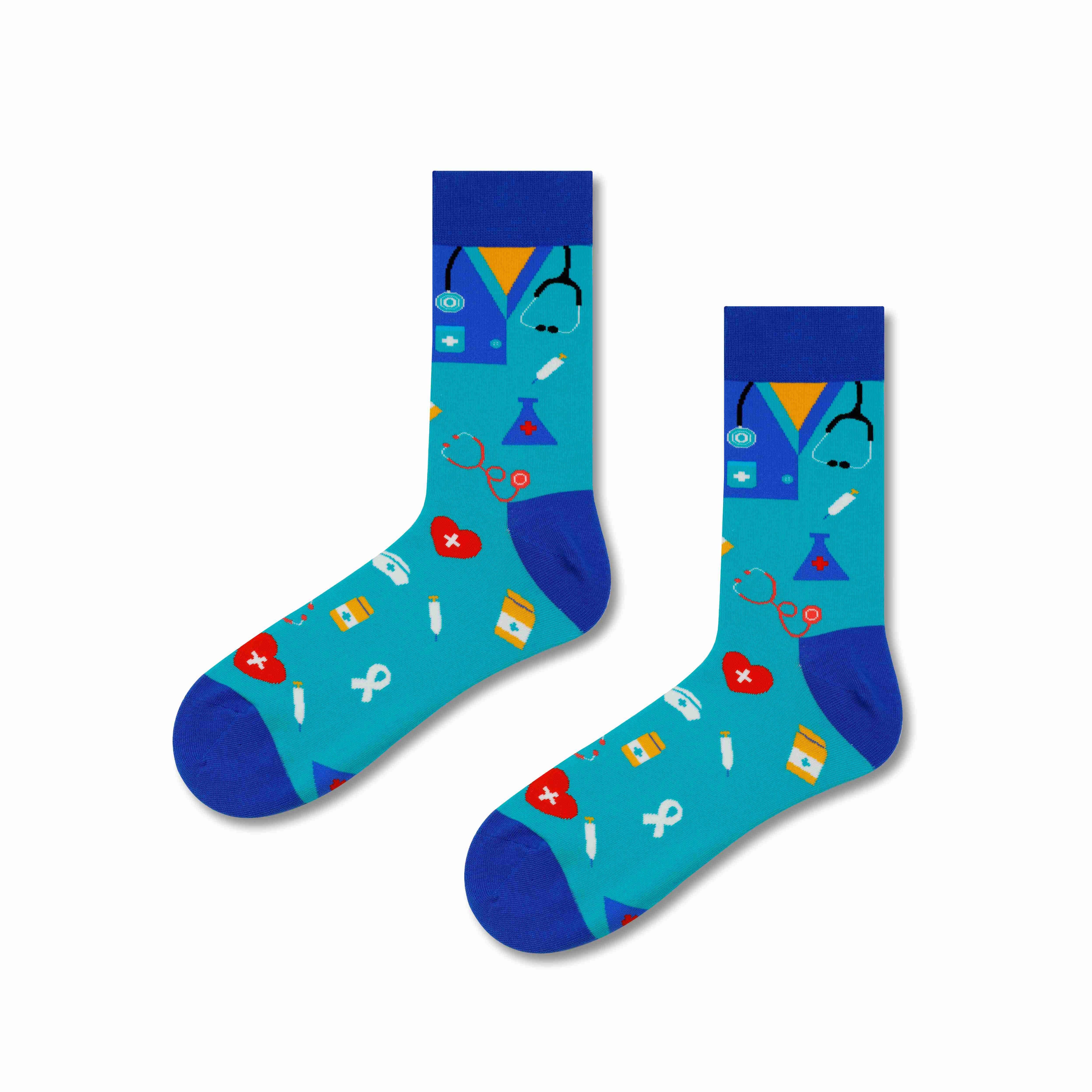 Marc JoJo - Wholesale Socks - Unisex - 🧦👩‍⚕️ "Heroes of Medicine" Socks 🩺💙0