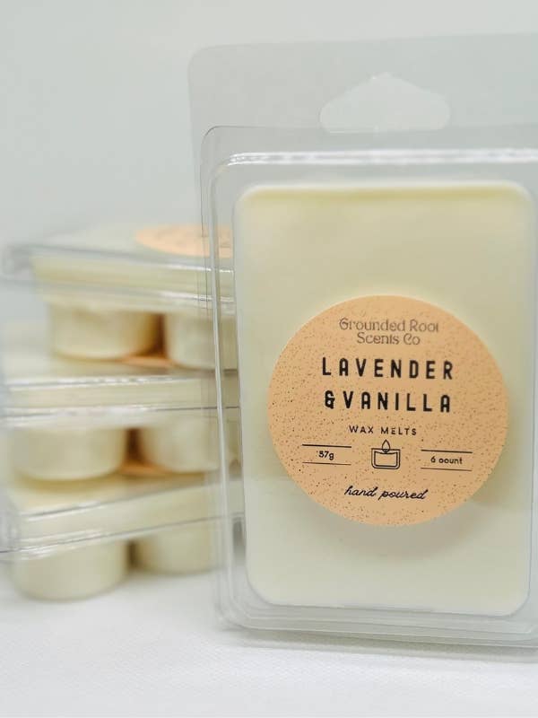 Fonte de cire de lavande et de vanille pour la vente par Grounded Root Scents Co