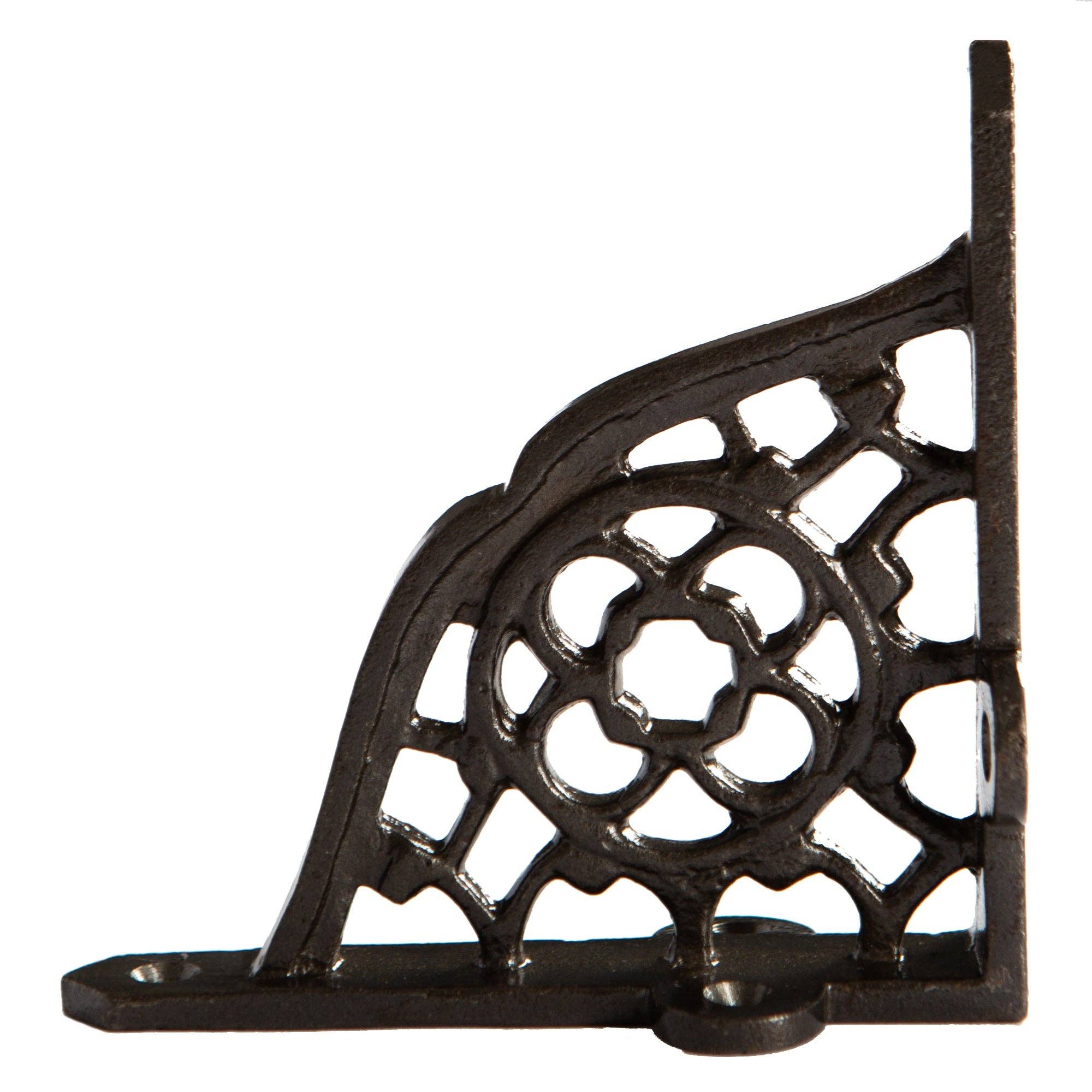 Rinkit Ltd – wholesale Wall-mounted shelf – Honeycomb Iron Shelf Bracket - D100mm5