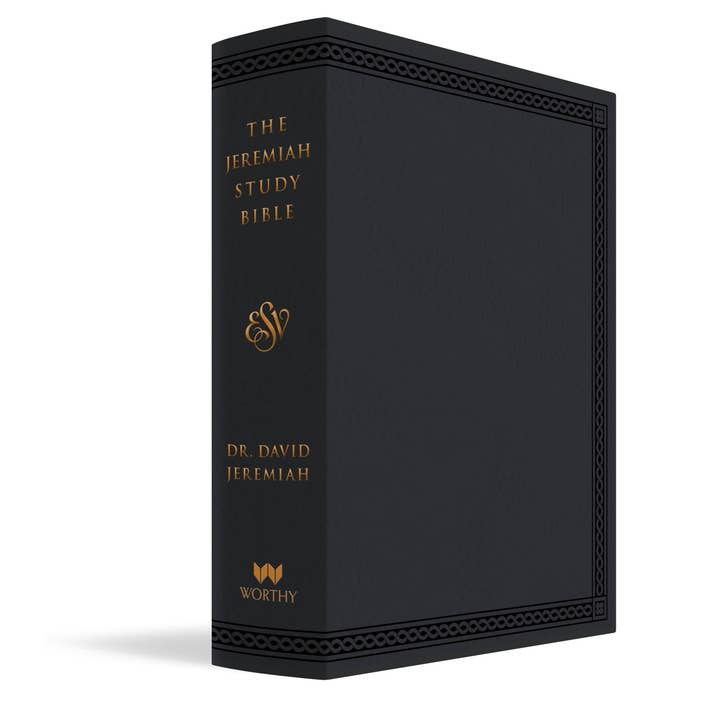 The Jeremiah Study Bible, ESV, Black LeatherLuxe for wholesale by Hachette Book Group