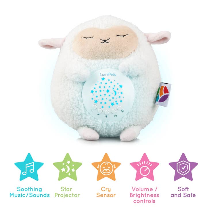 Lumieworld - Wholesale Night Light - Kids & Baby - Lumipets® Lamb Plush Sound Soother0