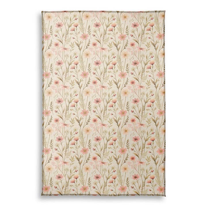 Vintage Pressed Florals 8 - Area Rug 79x118 for wholesale by FabricSmiths