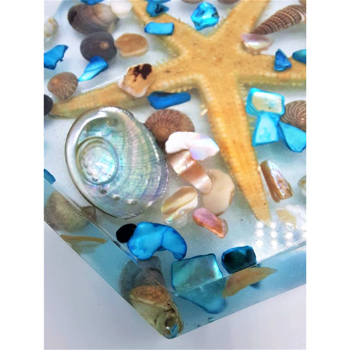 JEMS of the Sea - Wholesale Coasters - Handmade Eco-Friendly Resin Seashell Coasters4