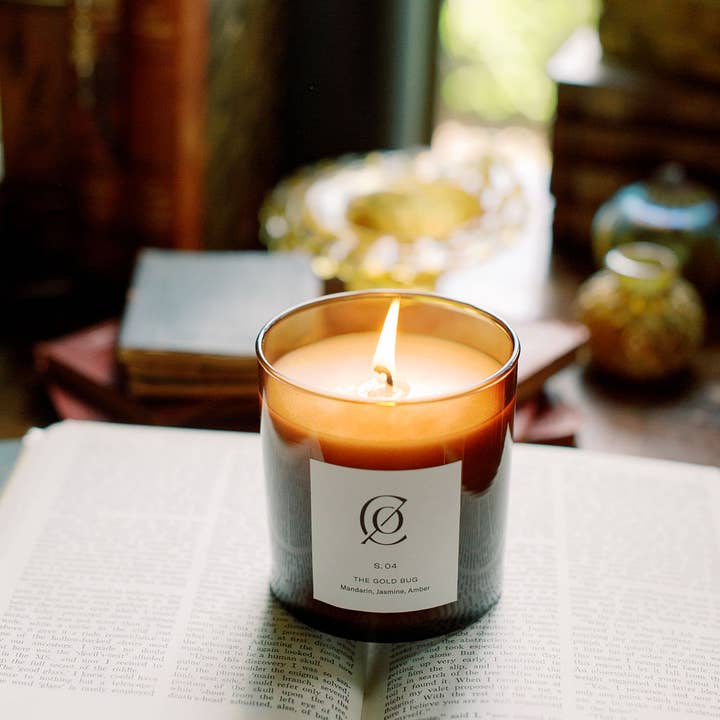 Charleston Candle Co. - Wholesale Jar/Filled Candle - S. 04 The Gold Bug Soy Candle | Seasonal3