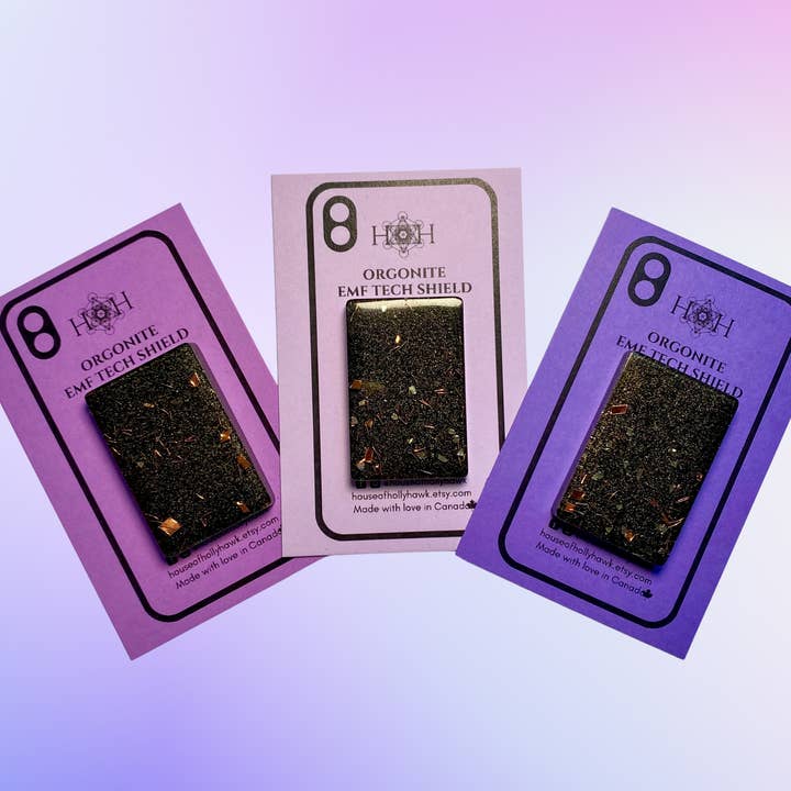 House of Hollyhawk - Wholesale Phone & Laptop Stickers - XL Orgonite EMF Shield