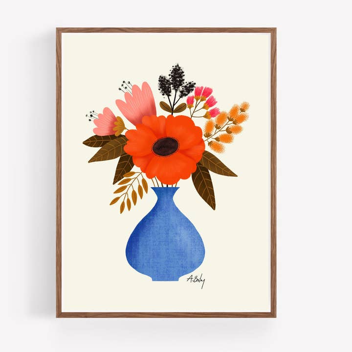 Garden Collection - décoration murale florale pour la vente par Annie Bailey Art