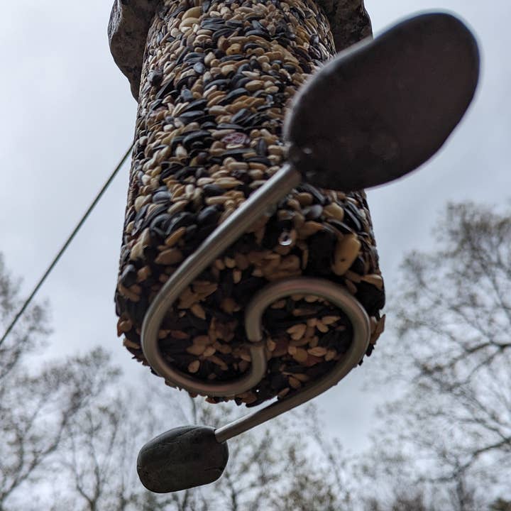 Sea Stones – wholesale Bird feeder – Feast - Granite Seed Cylinder Bird Feeder - no Seed Cylinder4