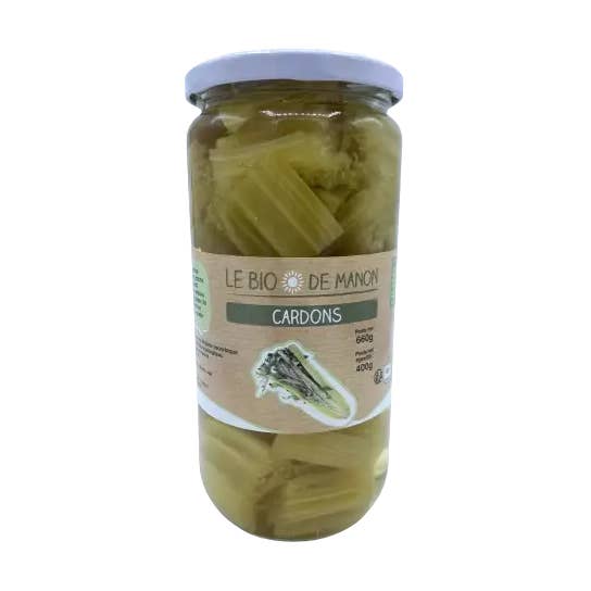 Cardi in barattolo per la vendita all'ingrosso da parte di Le bio de Manon