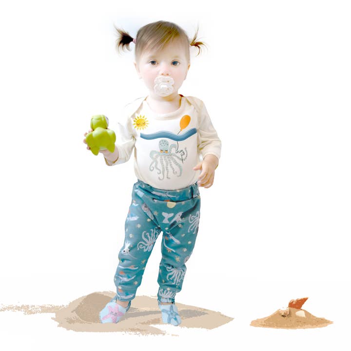 Octopus onesie + pant set for wholesale by Olly & Arya