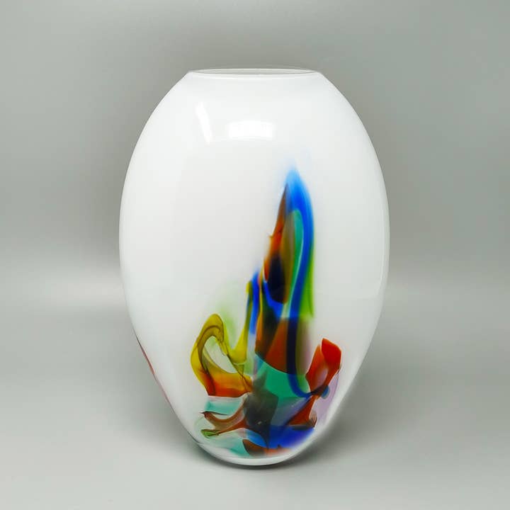 MadInteriorArt - Wholesale Vase - Splendid Vase from the 1970s Handcrafted in Murano Glass.1