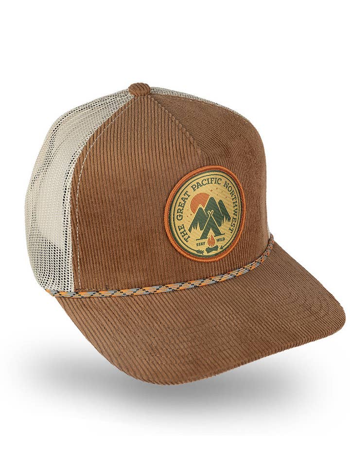 Campout 5 Panel Cord Trucker for wholesale by The Great PNW