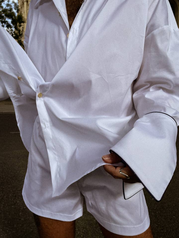 NUMERO 8 SPAIN - Wholesale Button Down Shirt - Unisex - The Recycled Poplin Shirt4