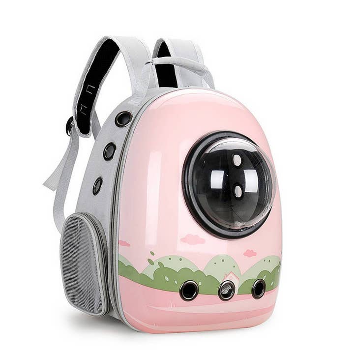 PAWPAWwholesale - Wholesale Pet Carrier - Cat/Dog - Transparent Space Capsule Cat Backpack Carrie_CWMM6027