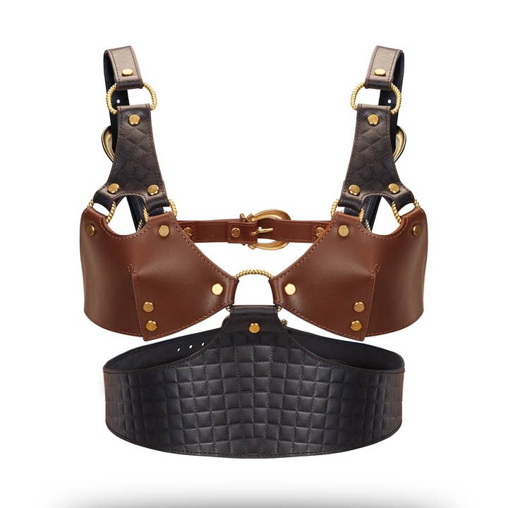 El corsé ecuestre de cuero para venta al por mayor de Liebe Seele