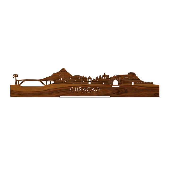 Skyline debout Curaçao Rosewood pour la vente par WoodWideCities