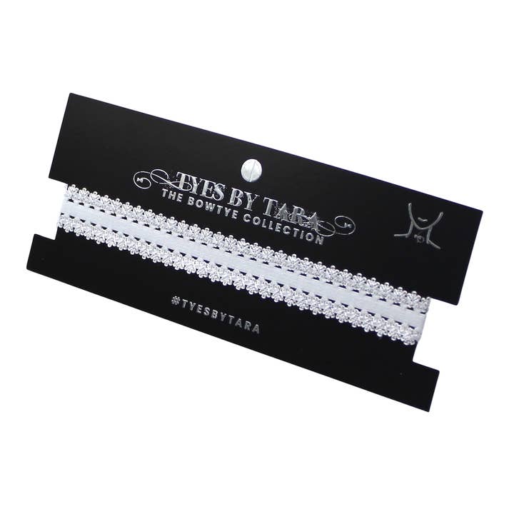 Lady White Bowtye for engroshandel hos Tyes By Tara