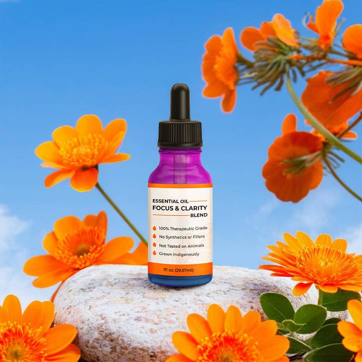 The Midwest Sea Salt Company - Wholesale Essential Oil - Focus & Clarity Essential Oil Blend - 1oz5