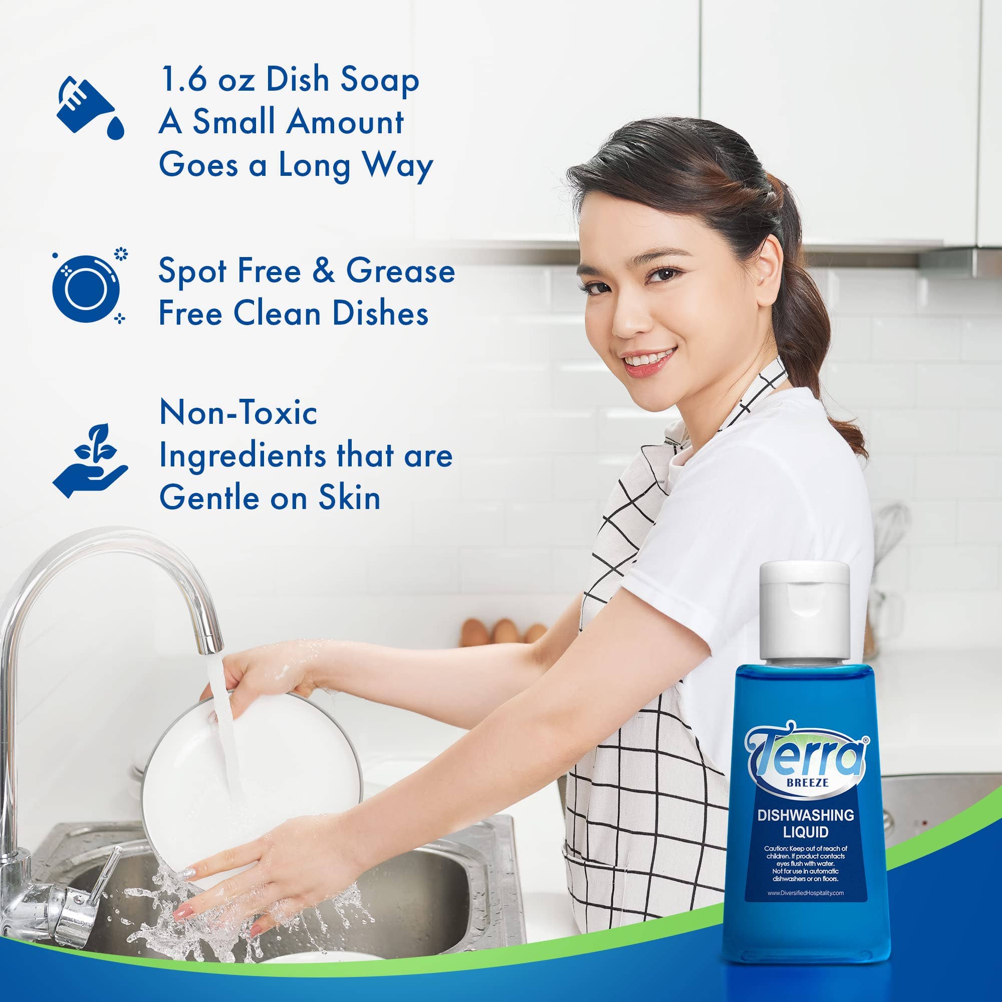 Diversified Hospitality Solutions – wholesale Diskmedel – Resetvättmedel & Diskmedel | Terra Breeze 1-Shoppe All-In-Kit Bulk Hotellstorleksbekvämligheter för AirBnB & Uthyrningar | 45 st5
