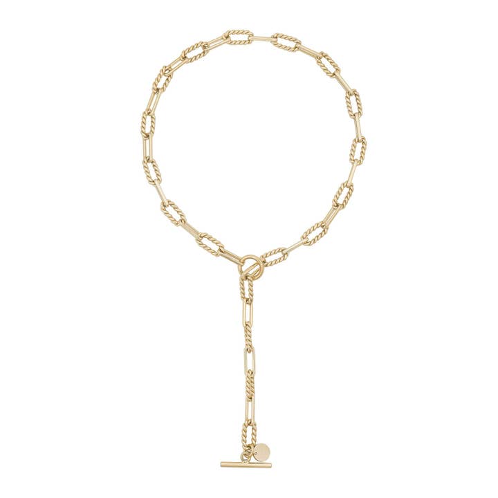 Enzo Toggle Convertible Lariat Necklace for wholesale by Eklexic