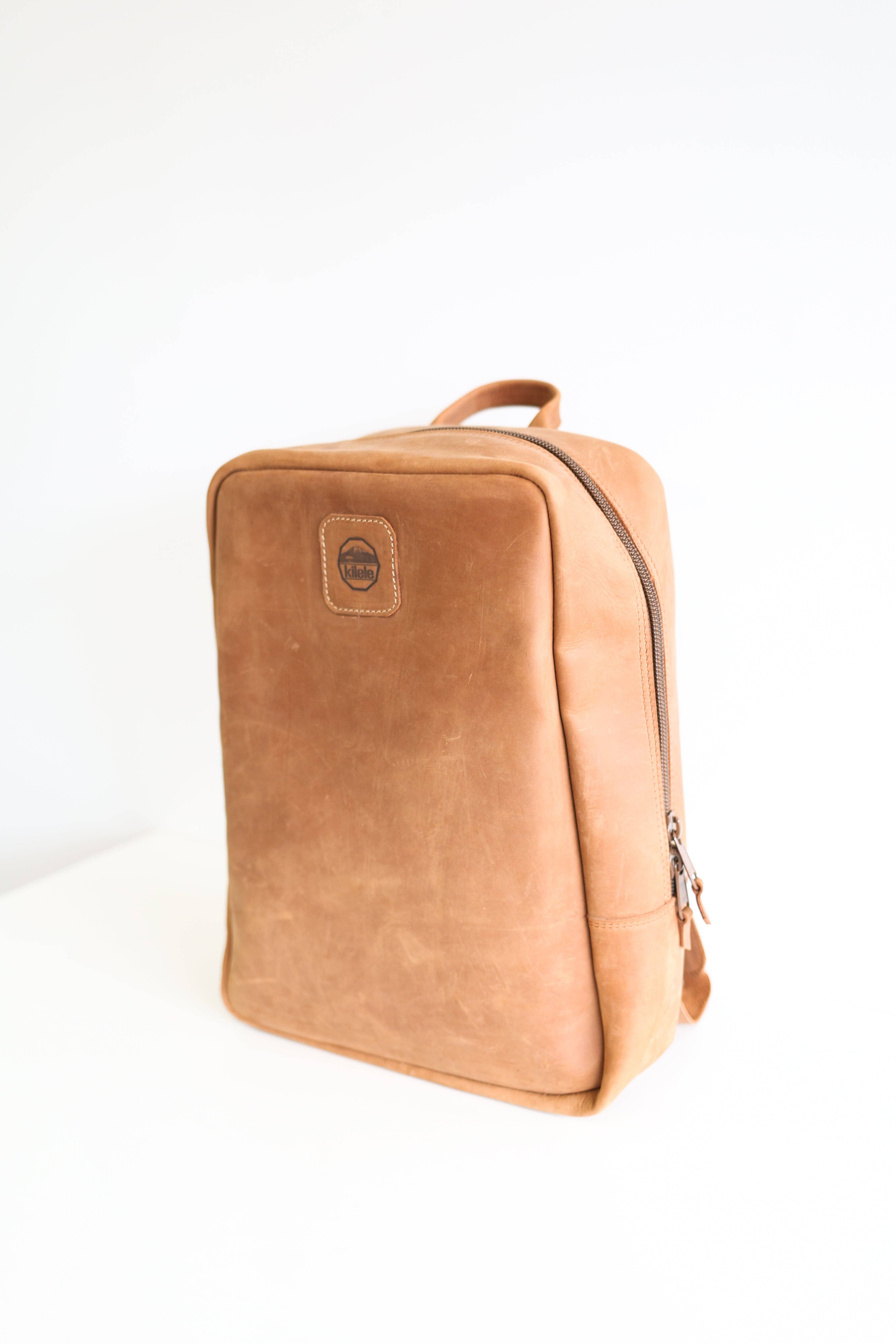 Kilele Gear  |  Rugged Leather Goods – wholesale Backpack – Unisex – Genuine Leather Backpack - Men's Laptop Bag Western Leather5