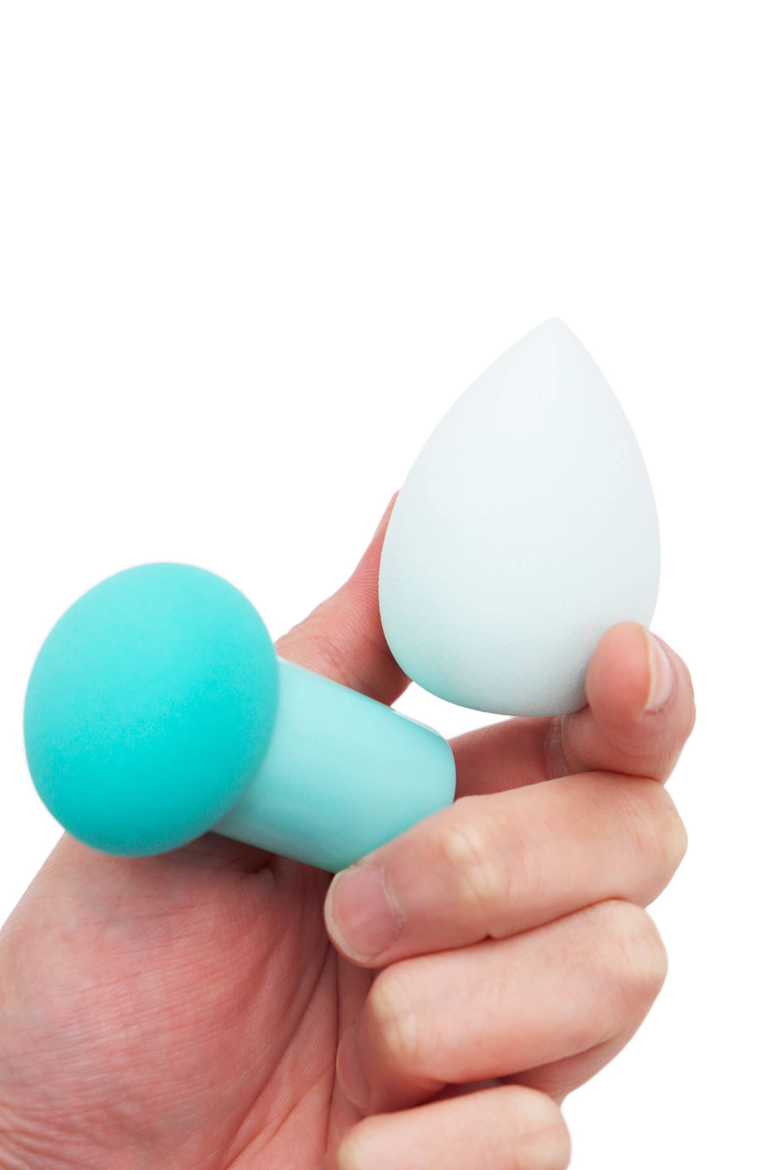 ASSORTED Pastel 2 Ct Makeup Blender Puff Sponge - 12 Pcs for wholesale on Faire8