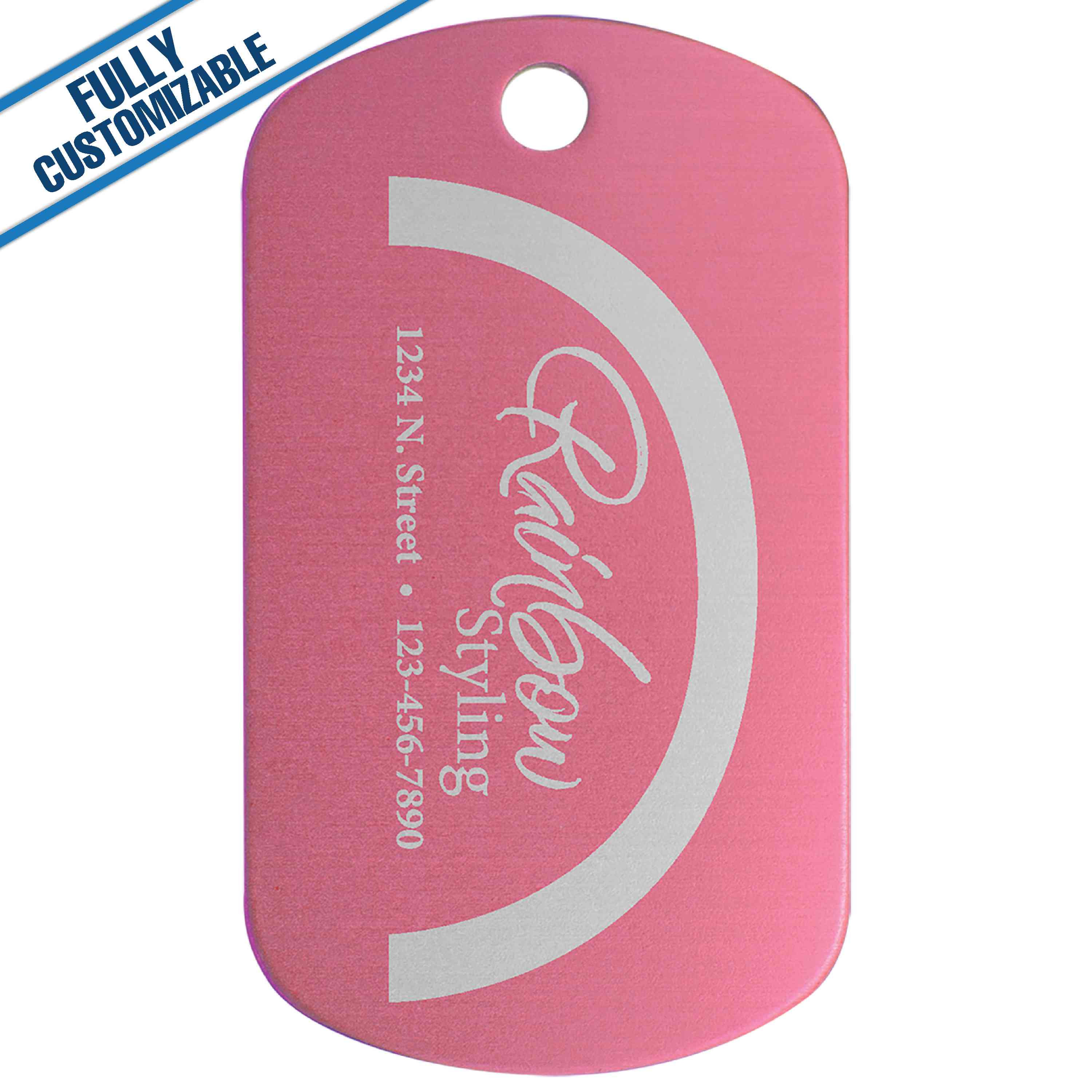 GiftWorksPlus - Vente Médaille pour collier – chat et chien - Plaque pour chien en aluminium anodisé gravé - Entièrement personnalisable3