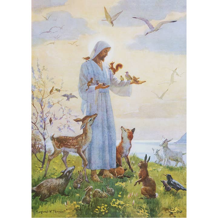 The Lesser Brethern - Margaret Tarrant Postcard for wholesale by Ganymed Press