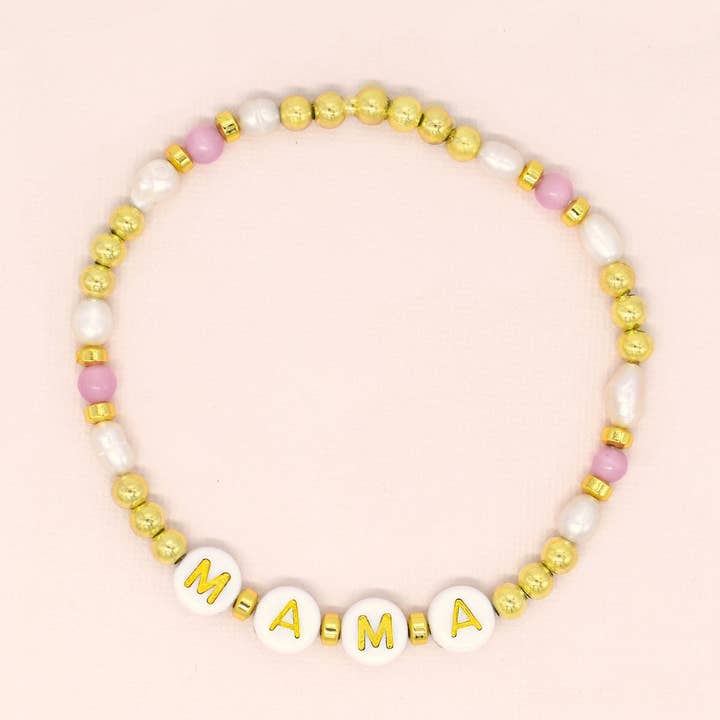 Goldenes Mama-Armband für den Großhandel von Taylor Adorn