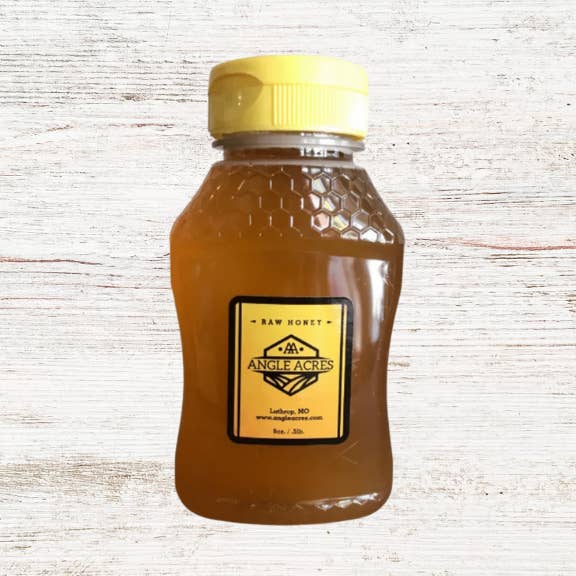 8oz Raw Missouri Honey for wholesale by Angle Acres