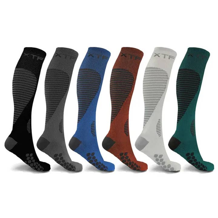 Extreme Fit Wholesale - Wholesale Socks - Unisex - KNEE-HIGH COMPRESSION SOCKS - ASSORTED DESIGNS