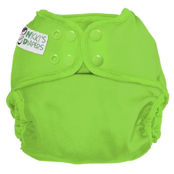Capa de Snap Fraldas Nicki - Get Slimed - OS por atacado de Nicki's Diapers (Planetwise Wholesale)